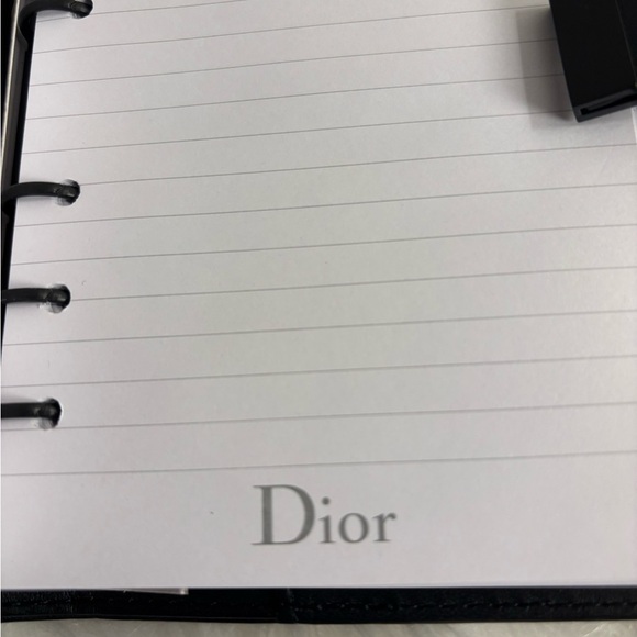 Dior Notebook Cover Heart Card Holder w/ Note VIP Novelty Limited Genuine, NWOT - Picture 7 of 7